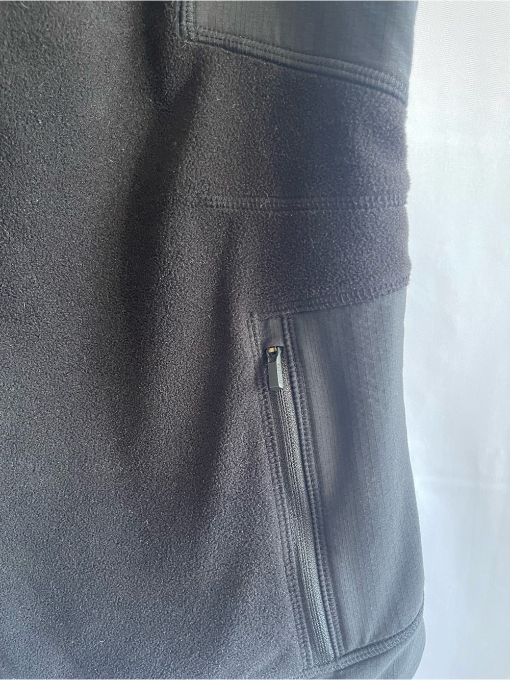 Athleta Black Full-Zip Fleece Vest - Picture 9 of 9